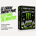 Calendrier de l'Avent Monster 2026, coffret fermé