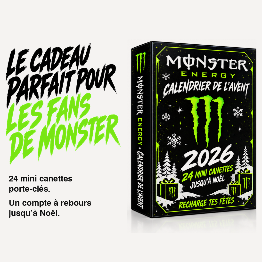 Calendrier de l'Avent Monster 2026, coffret fermé
